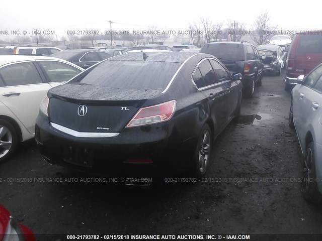 19UUA9F51DA003366 - 2013 ACURA TL TECH BLACK photo 4