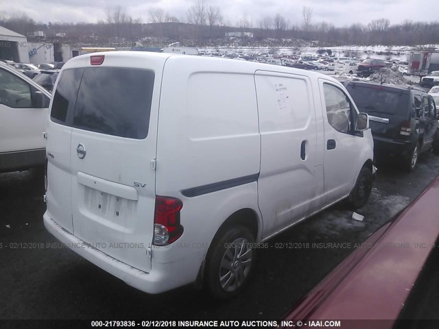 3N6CM0KN5HK703816 - 2017 NISSAN NV200 2.5S/2.5SV WHITE photo 4