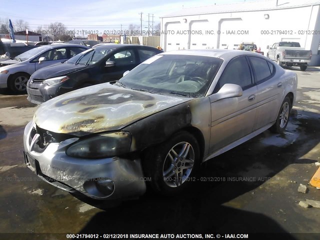 2G2WR554561149871 - 2006 PONTIAC GRAND PRIX GT SILVER photo 2