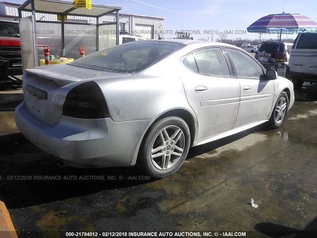 2G2WR554561149871 - 2006 PONTIAC GRAND PRIX GT SILVER photo 4