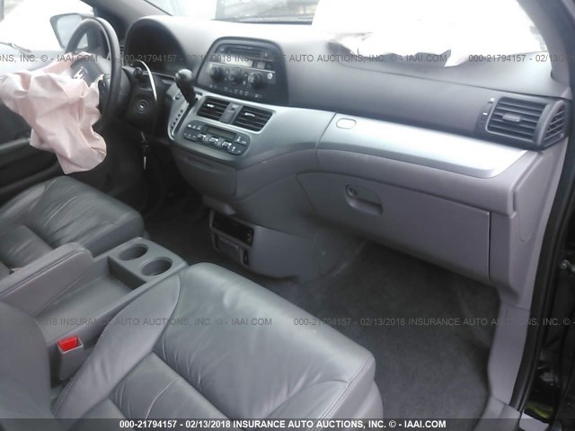 5FNRL3H74AB087454 - 2010 HONDA ODYSSEY EXL შავი ფოტო 5