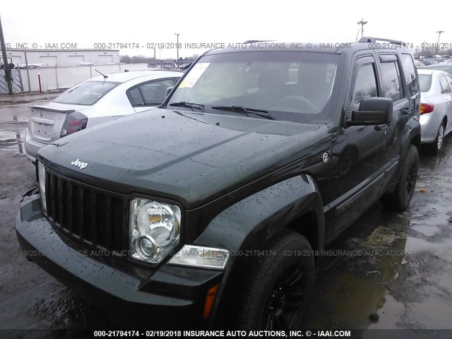 1C4PJMAKXCW111000 - 2012 JEEP LIBERTY SPORT 绿色 照片 2