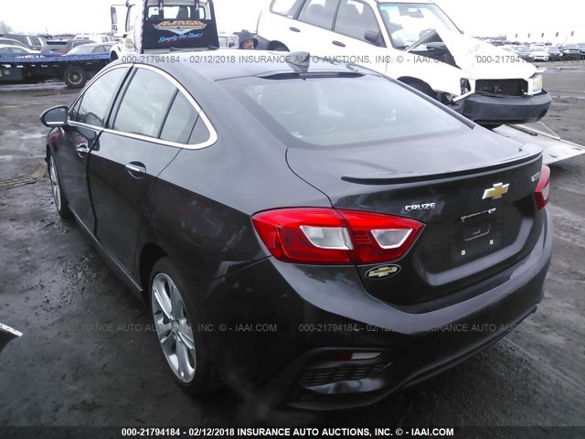 1G1BG5SM6G7249544 - 2016 CHEVROLET CRUZE PREMIER BLACK photo 3