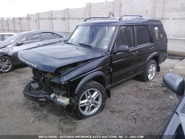 SALTY16483A816497 - 2003 LAND ROVER DISCOVERY II SE BLACK photo 2