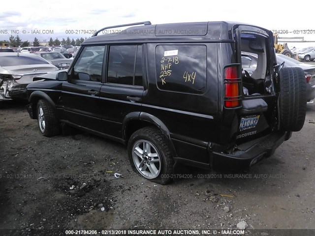 SALTY16483A816497 - 2003 LAND ROVER DISCOVERY II SE BLACK photo 3