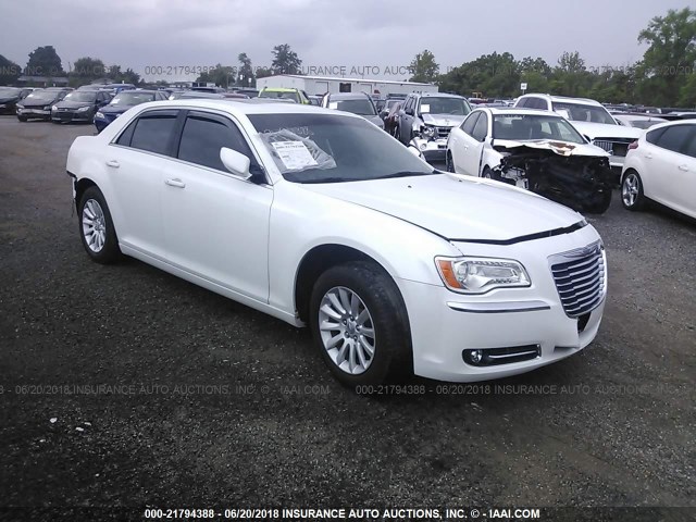 2C3CCAAG9DH508477 - 2013 CHRYSLER 300 WHITE photo 1