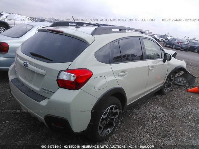 JF2GPABC0GH251783 - 2016 SUBARU CROSSTREK PREMIUM CREAM photo 4