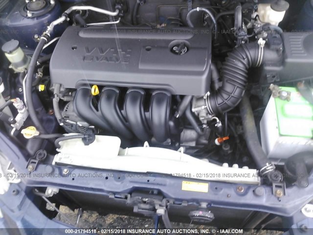 2T1KR32E16C623005 - 2006 TOYOTA COROLLA MATRIX XR BLUE photo 10