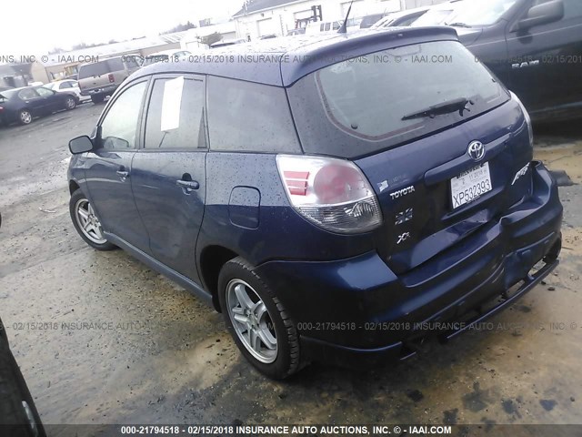 2T1KR32E16C623005 - 2006 TOYOTA COROLLA MATRIX XR BLUE photo 3