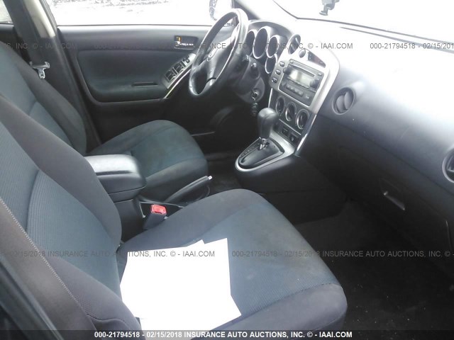 2T1KR32E16C623005 - 2006 TOYOTA COROLLA MATRIX XR BLUE photo 5