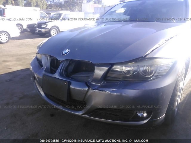 WBAPH5C53AA438967 - 2010 BMW 328 I SULEV GRAY photo 6