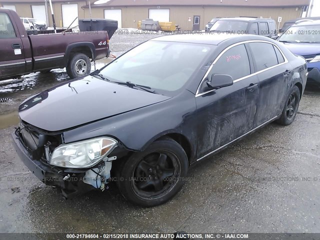 1G1ZC5E04AF282249 - 2010 CHEVROLET MALIBU 1LT 黑色 照片 2