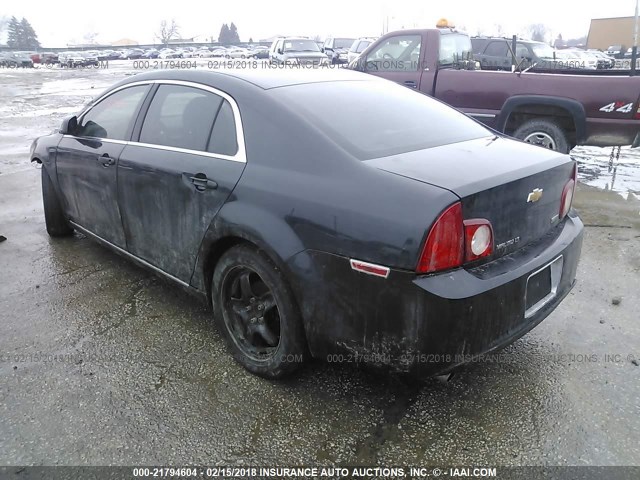 1G1ZC5E04AF282249 - 2010 CHEVROLET MALIBU 1LT 黑色 照片 3