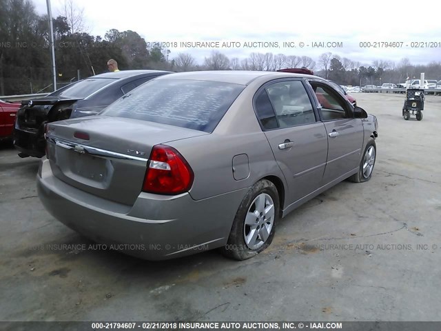 1G1ZT58N98F146569 - 2008 CHEVROLET MALIBU LT/CLASSIC BROWN photo 4