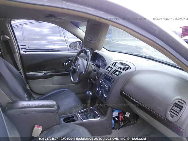 1G1ZT58N98F146569 - 2008 CHEVROLET MALIBU LT/CLASSIC BROWN photo 5