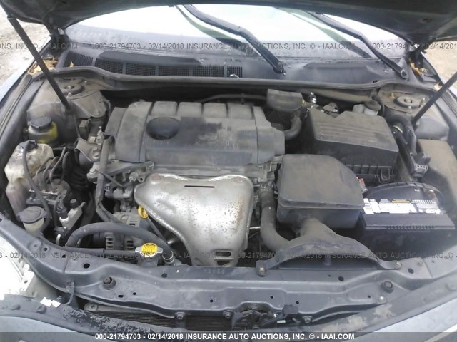 4T1BF3EK6AU580427 - 2010 TOYOTA CAMRY SE/LE/XLE SILVER photo 10