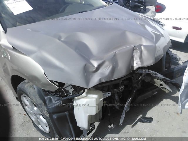 4T1BE46K79U855306 - 2009 TOYOTA CAMRY SE/LE/XLE ოქროსფერი ფოტო 6