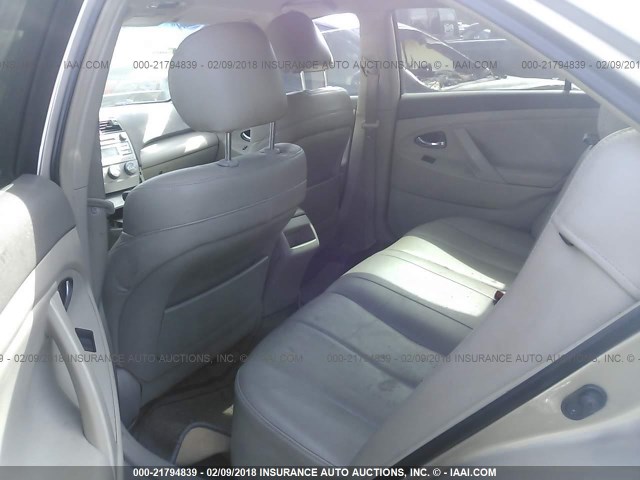 4T1BE46K79U855306 - 2009 TOYOTA CAMRY SE/LE/XLE ოქროსფერი ფოტო 8