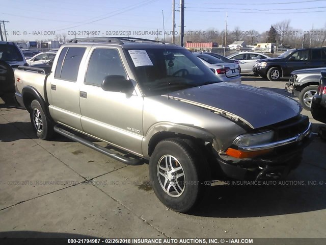 1GCDT13X23K124836 - 2003 CHEVROLET S TRUCK S10 SILVER photo 1