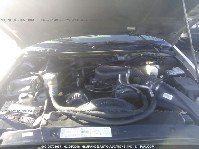 1GCDT13X23K124836 - 2003 CHEVROLET S TRUCK S10 SILVER photo 10