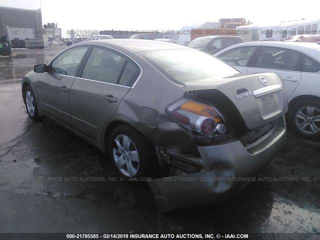 1N4AL21E77C124993 - 2007 NISSAN ALTIMA 2.5/2.5S TAN photo 3