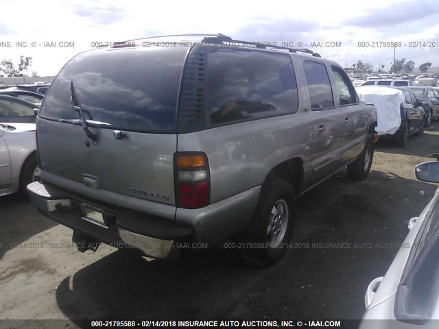 3GNEC16T73G148125 - 2003 CHEVROLET SUBURBAN C1500 GRAY photo 4