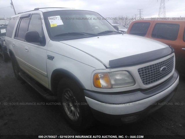 1FMEU15L8YLC48148 - 2000 FORD EXPEDITION XLT WHITE photo 1