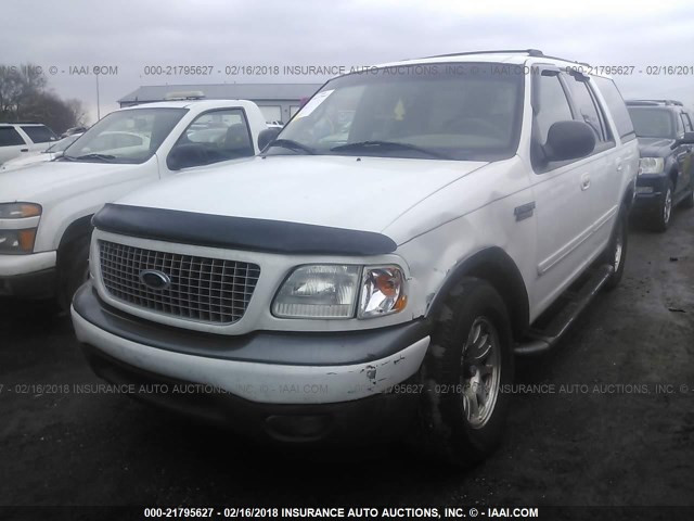 1FMEU15L8YLC48148 - 2000 FORD EXPEDITION XLT WHITE photo 2