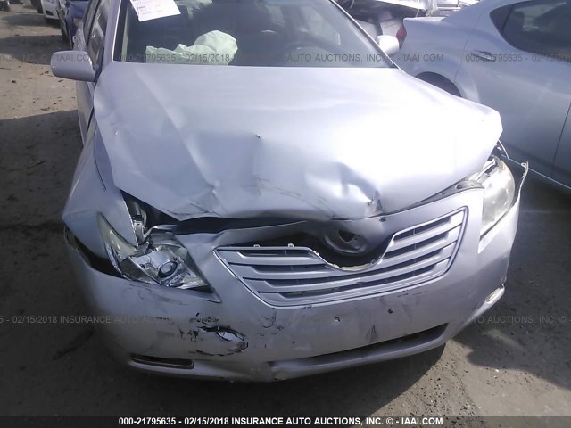 4T1BE46K27U127406 - 2007 TOYOTA CAMRY NEW GENERAT CE/LE/XLE/SE SILVER photo 6