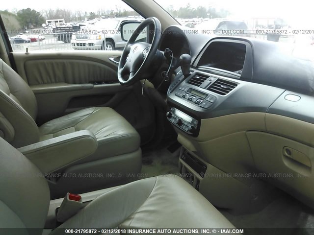 5FNRL38767B121421 - 2007 HONDA ODYSSEY EXL შავი ფოტო 5