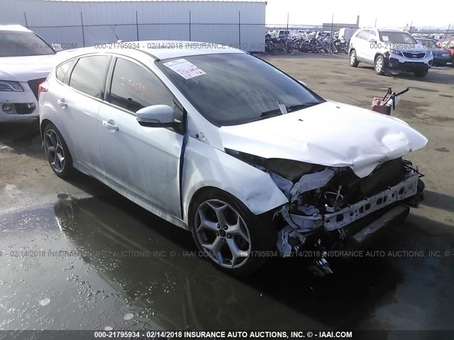 1FADP3L97EL299829 - 2014 FORD FOCUS ST WHITE photo 1