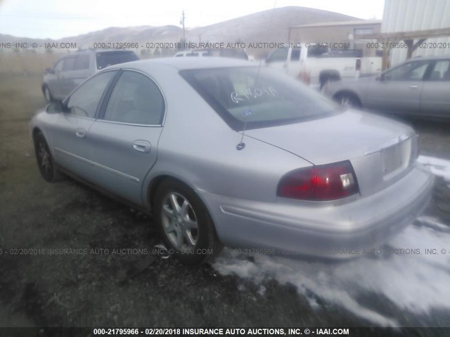 1MEFM50U81A611094 - 2001 MERCURY SABLE GS SILVER photo 3