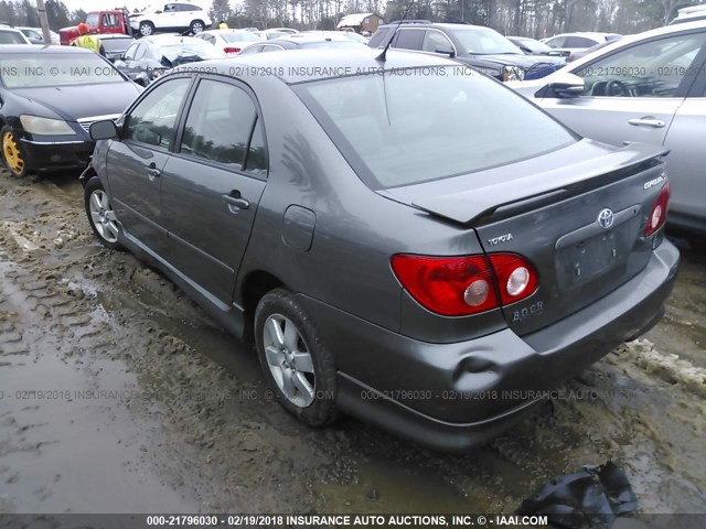 2T1BR32E87C822599 - 2007 TOYOTA COROLLA CE/LE/S GRAY photo 3