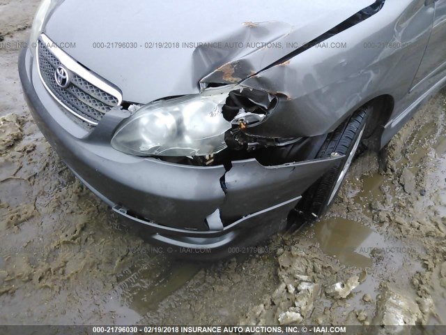 2T1BR32E87C822599 - 2007 TOYOTA COROLLA CE/LE/S GRAY photo 6