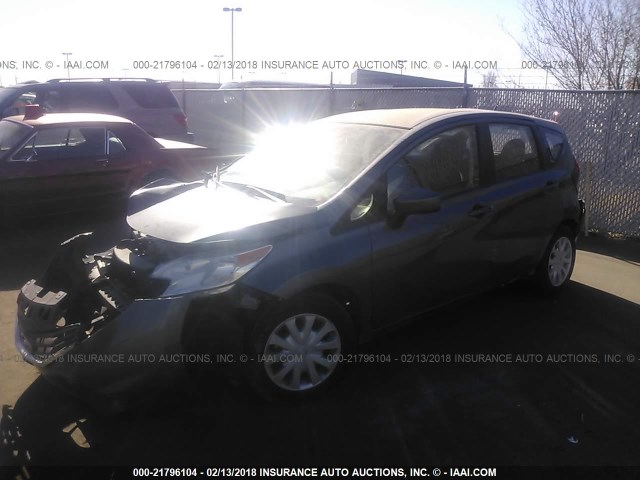 3N1CE2CP1GL404198 - 2016 NISSAN VERSA NOTE S/S PLUS/SV/SL/SR GRAY photo 2