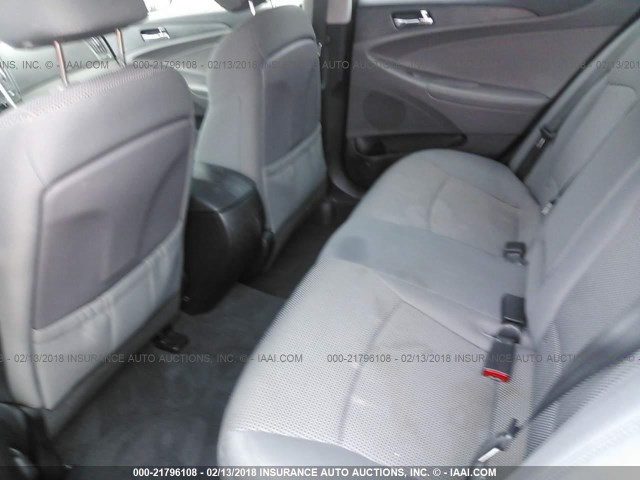 5NPEB4AC5DH534166 - 2013 HYUNDAI SONATA GLS BLUE photo 8