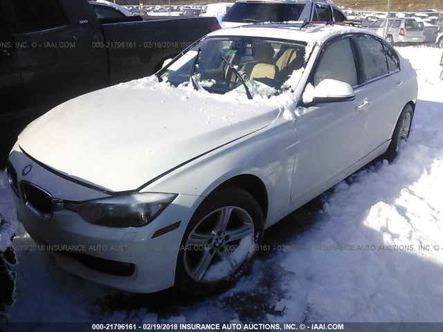 WBA3B3G5XENR84551 - 2014 BMW 328 XI WHITE photo 2