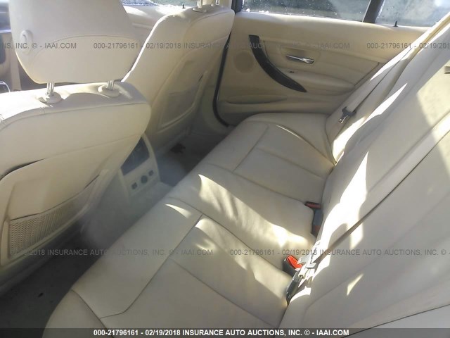 WBA3B3G5XENR84551 - 2014 BMW 328 XI WHITE photo 8