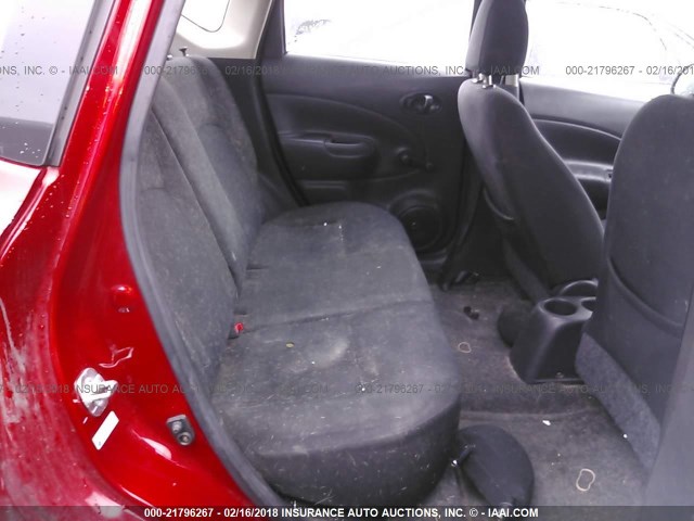 3N1CE2CP3EL415295 - 2014 NISSAN VERSA NOTE S/S PLUS/SV/SL RED photo 8