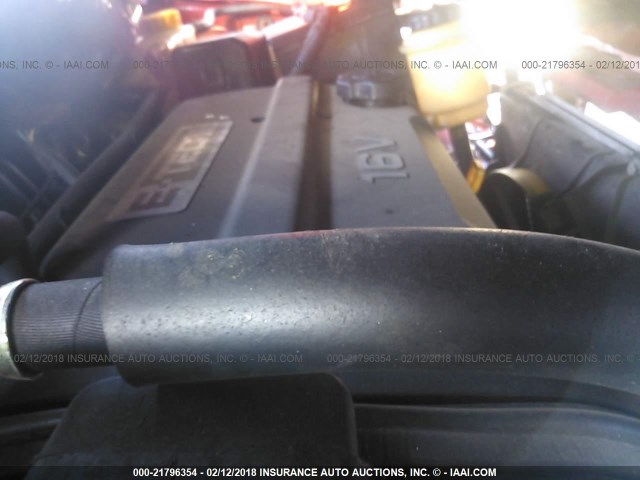 KL1TD52615B449108 - 2005 CHEVROLET AVEO LS RED photo 10