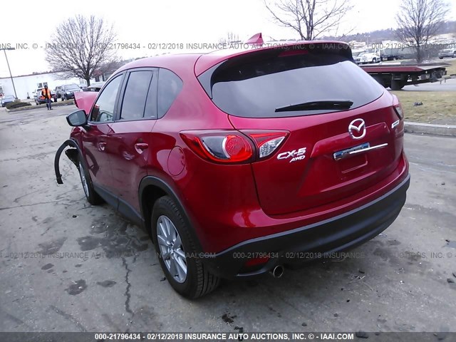 JM3KE4CY6G0900759 - 2016 MAZDA CX-5 TOURING RED photo 3