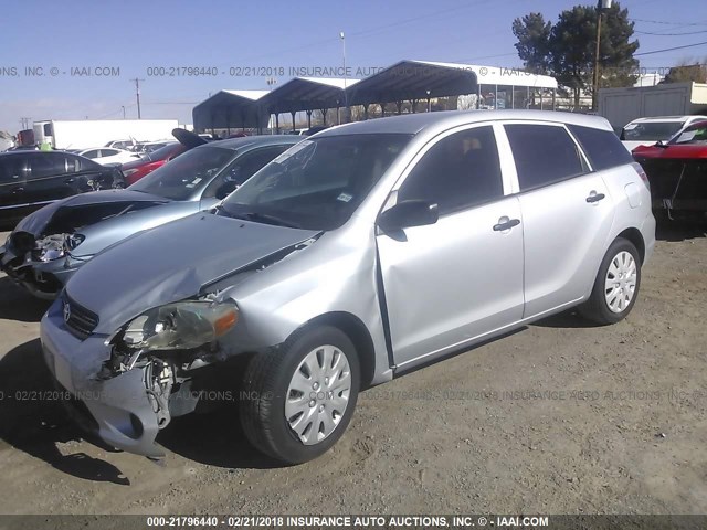 2T1KR32E88C713478 - 2008 TOYOTA COROLLA MATRIX XR SILVER photo 2