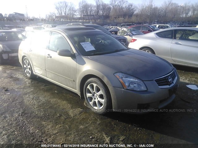 1N4BA41E78C806294 - 2008 NISSAN MAXIMA SE/SL TAN photo 1