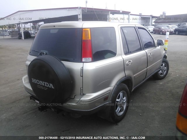 JHLRD18711C009019 - 2001 HONDA CR-V SE/LE GOLD photo 4