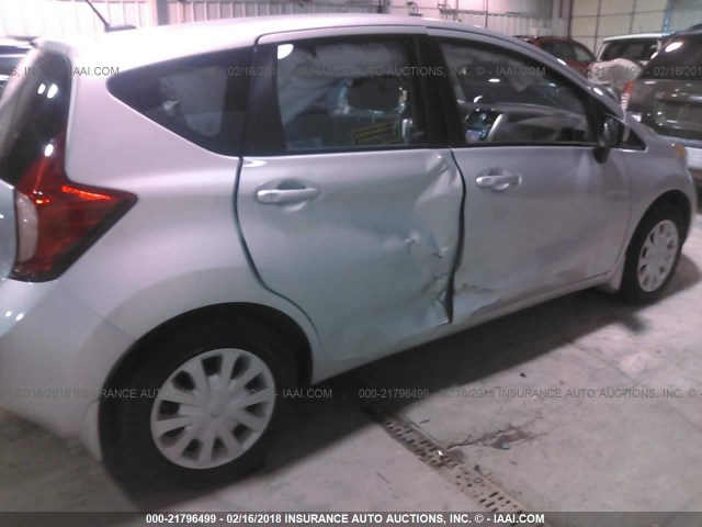 3N1CE2CP3GL392605 - 2016 NISSAN VERSA NOTE S/S PLUS/SV/SL/SR SILVER photo 6