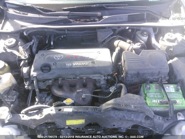 4T1BE32K05U004636 - 2005 TOYOTA CAMRY LE/XLE/SE შავი ფოტო 10