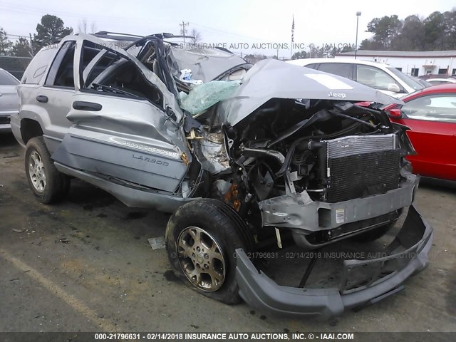 1J4GX48S81C739618 - 2001 JEEP GRAND CHEROKEE LAREDO GRAY photo 1
