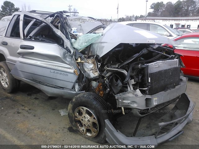 1J4GX48S81C739618 - 2001 JEEP GRAND CHEROKEE LAREDO GRAY photo 6