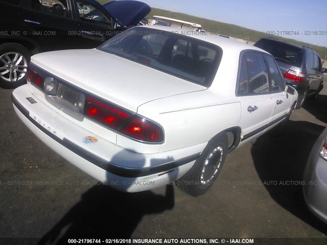 1G4HP52K4WH469334 - 1998 BUICK LESABRE CUSTOM WHITE photo 4