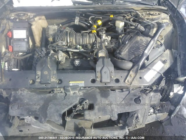 2G1WX15K139121144 - 2003 CHEVROLET MONTE CARLO SS შავი ფოტო 10